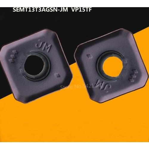 10pcs SEMT13T3 AGSN JM VP15TF UE6020 original Carbide insert CNC Lathe Milling Tool mill cutter tool SEMT 13T3 Cutting tools