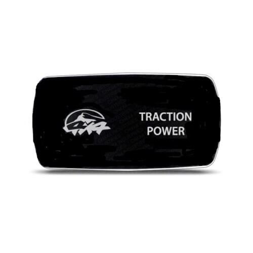 12V-24V Car TRACTION POWER Toggle Rocker Switch BLUE LED Light 5Pin ON/OFF switch for boat RV ATV SUV bus universal vehicle