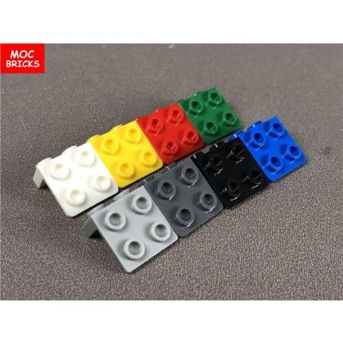 20pcs/lot Colorful Bracket 1 x 2 - 2 x 2 fit with 44728 Educational building block Action figure toys for children gifts Dolls