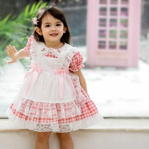 2021 summer new girls' Lolita Dress Girls' party dress childrens princess skirt girls' birthday party dress
