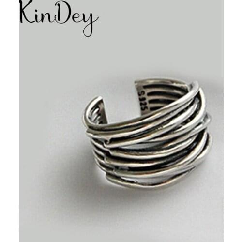 2021 New Charm Boho Layer Chains Rings For Women Lover Wedding Bridal Valentines Gifts Men Open Retro Antique Rings