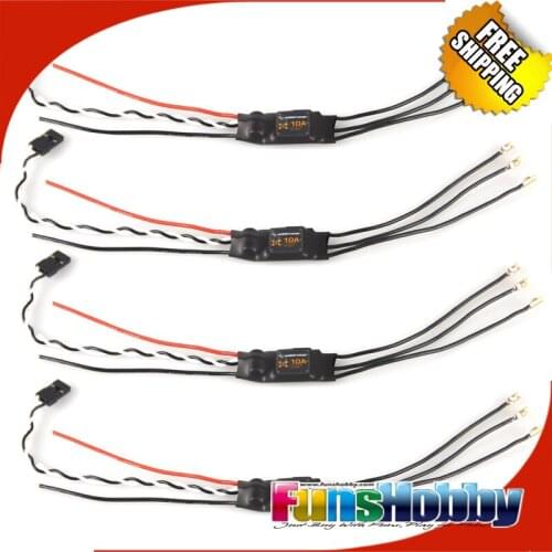 4PCS XRotor-10A-Wire Leaded ESC for Multi-Rotors XRotor-10A 15A max For 250 Class Quadcopter 2-3S COD.30901009