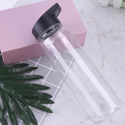 700ml Durable Water Bottles Large Capacity wear-resistant Water Cup Straw Sports Cup Kettle Transparent Student Water Bottle