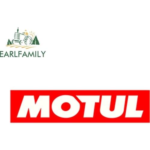 EARLFAMILY 13cm Car Styling Car Sticker for Motul Voiture Course Autocollants Auto Moto JDM Vinyle Stickers Race Huile Decal