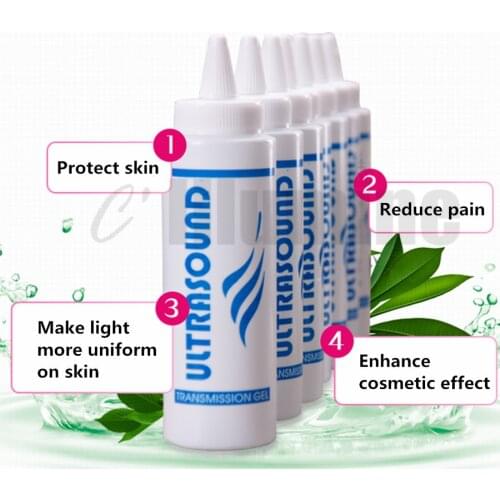 Depilation Gel Ultrasonic Opt Laser Transmission Gel 250ml Cooling Beauty Special Coupling Aagent