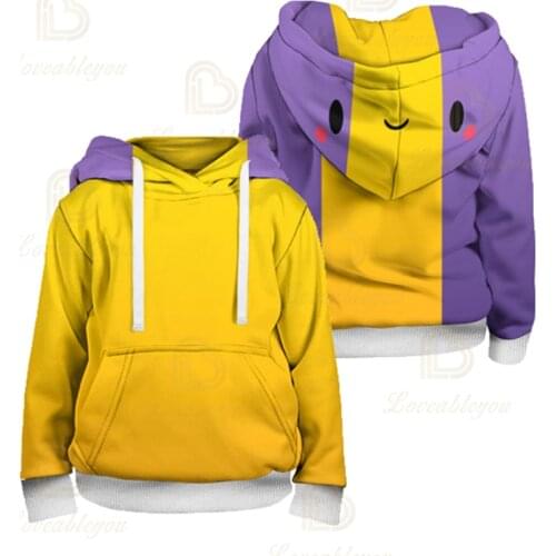 Game 3D Print Star Hoodie Leon Kids Spring Summer Thin Hoodies Crow Cartoon for Boy Girl Child Gift Hoodies Men Clothes