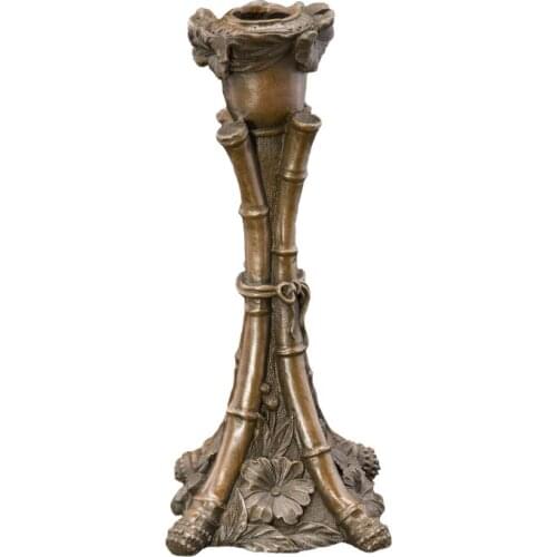Ivorique Table Decor Bronze Art bronze statue Sculpture candleholder Casting bronze candlestick figurines