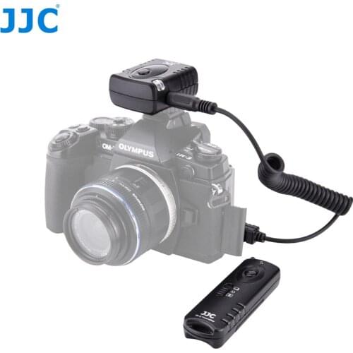JJC Camera Shutter Release 433MHz 16 Radio Channels Wireless Remote Controller for OLYMPUS OM-D E-M5 II E-M1 III Camera