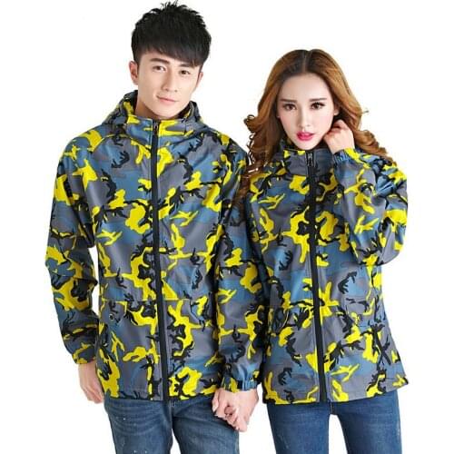 Camouflage Windproof Waterproof Breathable Mountain Clothes Outdoor Hunting Fishing Camping Sport Jacket Women Man Hiking Jacket