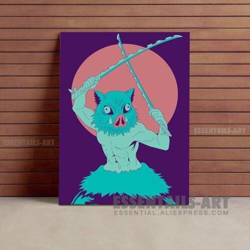 Hashibira Inosuke Demon Slayer Canvas Wall Art Painting Decor Bedroom Study studio print Living kid Room Home Decoration Prints