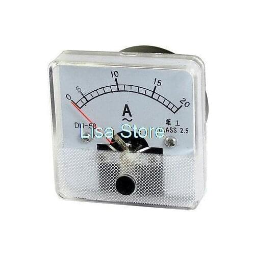 Class 2.5 AC 0-20A Current Test Amperemeter Panel Meter Gauge