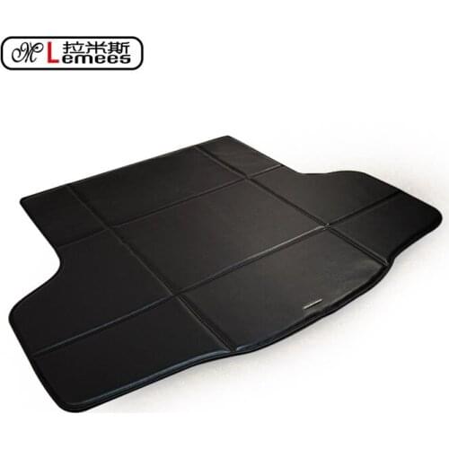 Leather PU Wateproof Non Slip Car Trunk Mats for Sylphy Teana Tiida Qashqai In High Class PU Leather