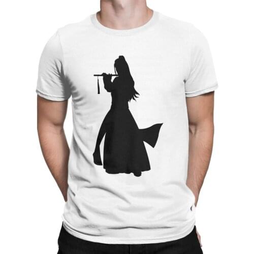Men T-Shirts The Untamed Wei Wuxian Novelty 100% Cotton Tees Short Sleeve T Shirts Crew Neck Tops Unique