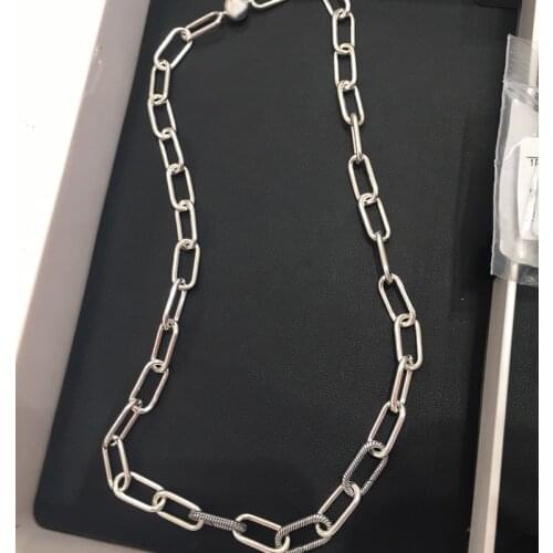 2020 New Original High Quality Fashion Me Link Charm Necklace Female Simple Design Wedding Gift Party Luxury Jewelry