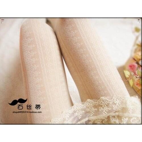 5 Pcs/lot New No Box pretty Spring Summer Korean Style Sexy Cute Jacquard Female Womens Clothing Hosiery Tights Acrylic Spendex