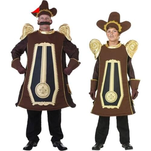 New adult children Halloween classic Time clock roleplaying costumes prom clothing New Qijun Cosplay Party costume