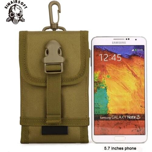 Tactical Wallet MOLLE System Sport Bag Climbing Bags D-ring Holder Drawstring Pouch Cell Phone Bag Army Travel Hiking EDC Bag