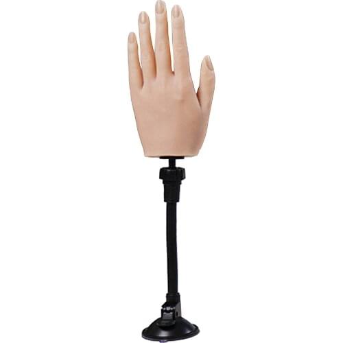 Nail Trainning Practice Hand Flexible Mannequin Hand Nail Art Trainer Tool