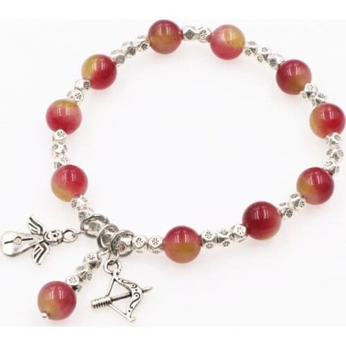 Vintage Handmade Bracelet Wristband Natural Labradorite Tourmaline Sandstone Amazonite Picasso Stone Bead Bracelets Jewelry B375