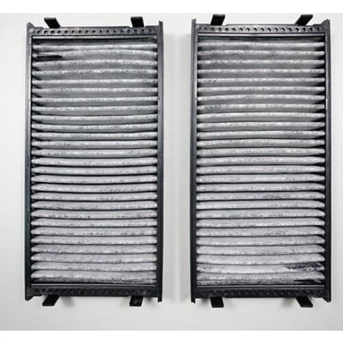 2pcs Car Cabin Air Filters for Bmw X5 E70 2007-2015 X6 E71 E72 2008- 2010 64316945586 64316945585 Cu2941-2