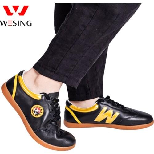 Wesing Tai Chi shoes lace up kung fu taekwondo shoes sneaker adult kids unisex
