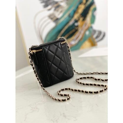 F04071 Fashion Genuine Leather Women Bag Luxury ladies Handbags beauty case makeup box cosmetic bag