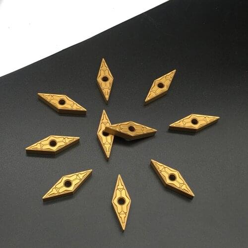 10PCS VNMG160404 TM FT4025 Carbide Turning Tools Lathe Tools For Turning Tools Carbide Turning Inserts For Steel CNC Tools