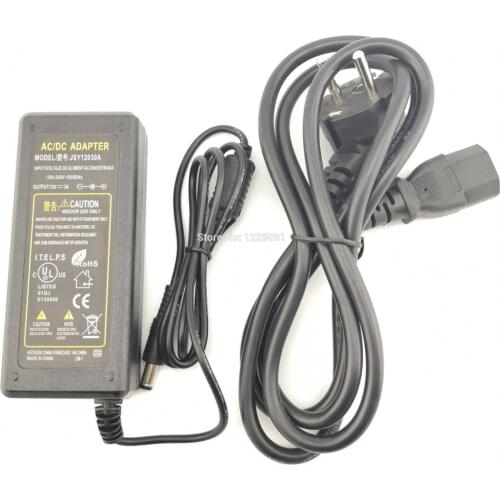100-240V AC to DC Power Adapter Supply Charger 12V 3A DC Plug 5.5mm x 2.1mm