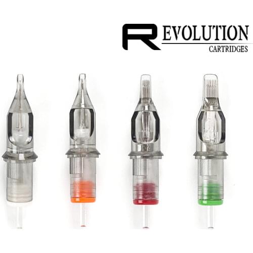 100 pcs Assorted EZ Revolution Cartridge Tattoo Needles Kit RL RS Magnum Mixed Sizes Rotary Machines Supply