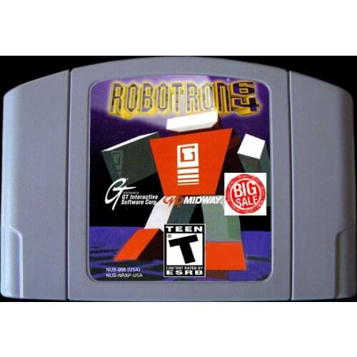 64bit game ** Robotron 64 ( USA Version!! )