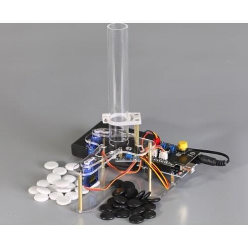 DIY Arduino Color Sorter,Black and white chess pieces sorting,arduino learning kit,STEM educational robot
