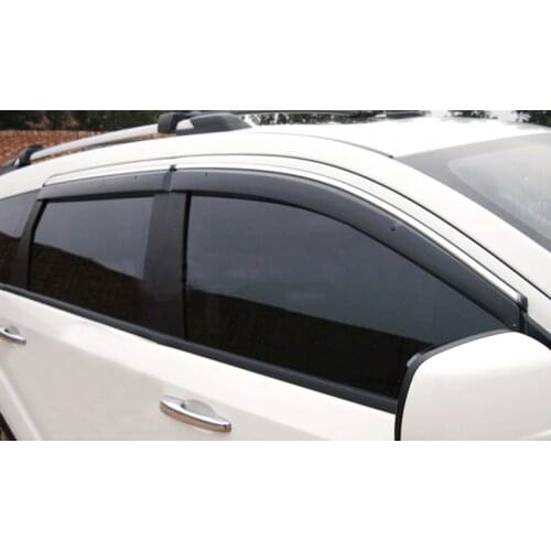 For Dodge Journey JC / Fiat Freemont 2009-2019 Car Accessories Window Visor Wind Deflector Sun Rain Guard