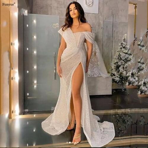 Funyue Womens One Shoulder Dresses