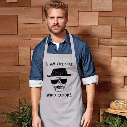 Custom Manly Funny BBQ Apron for Men,Personalized I am the one who,Breaking the chef record cooks Apron,Stars Head Baker Apron