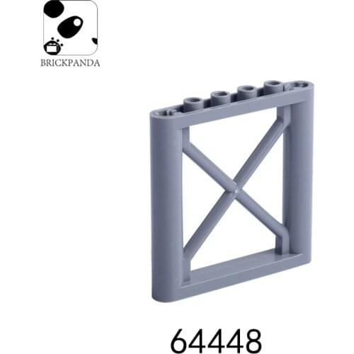 10PCS DIY MOC City Compatible 64448 Handrail Building Blocks Figure Parts Bricks Accessories Educational Castle Toys Children