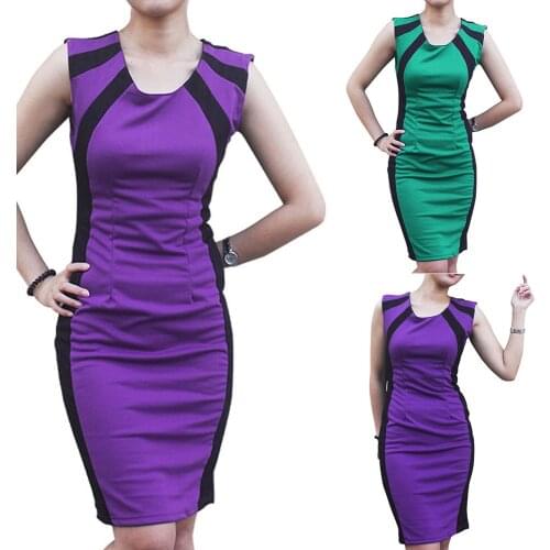 Summer 2020 Sexy Bodycon Dress Women Sleeveless Slim Fit Clothing Party Club Wear Vestido Mujer