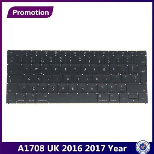 MLLSE A1708 1708 Genuine Laptop UK Keyboard for Macbook Pro 13.3" Retina Keyboard UK MLL42 MPXQ2 Late 2016 Mid 2017