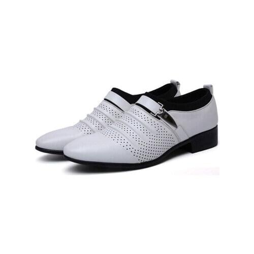 SZSGCN Fashion Elegant Oxford Shoes For Mens Shoes Large Size Men Formal Shoes Leather Men Dress Loafers Man Slip On Masculino