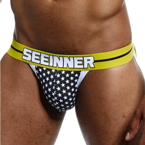Sexy Gay Jockstrap Men Thongs Male Underwear Cueca Tanga Quick Dry Ropa Interior Hombre Gay Breathable Panties