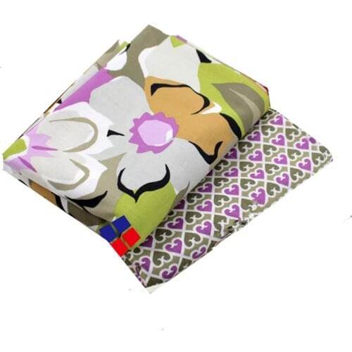 Newest 2pieces / lot, 50 * 150cm retro style Cotton Fabric For Patchwork, Sewing, Home decoration, Bedding Sheets,Crafts