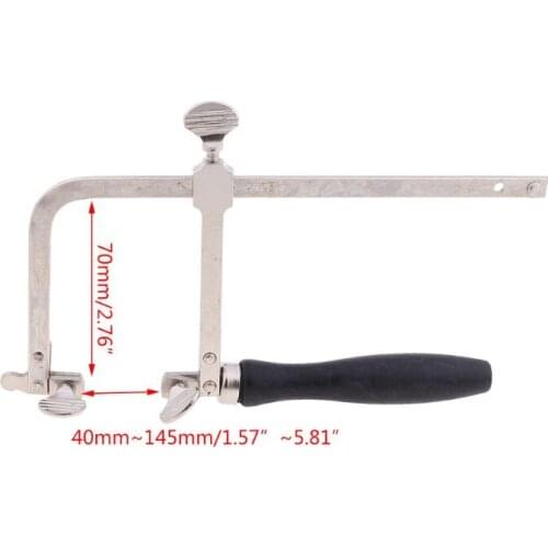 Jewelry Saw Frame Adjustable Jeweler Making DIY Tools Blade Handmade Crafts Arc