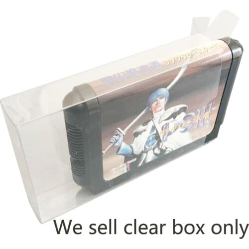 Clear protective box for MD Fifth Generation game card collection storage transparent display ​storage box