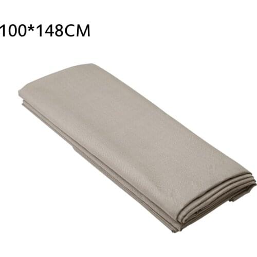 EMF Protection Silver Fiber Signal Shielding Conductive Fabric Radiation-Proof Cloth Arts Crafts Sewing for Garments Beddings