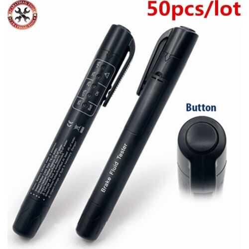 5pcs/lot Brake Fluid Tester Pen 5LED Mini Indicator For Car Repairs Tools Vehicle Auto Automotive Diagnostic Tester Brake Tester