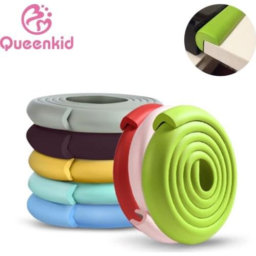 1PC 2M Baby Safety Table Desk Edge Guard Strip Home Cushion Guard Strip Safe Protection Children Bar Strip Soft Thicken