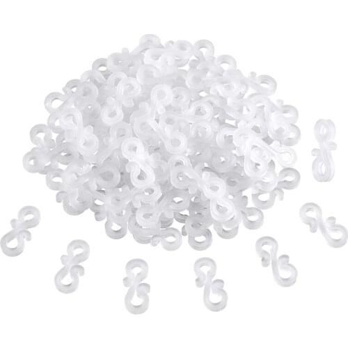 168Pcs Plastic S Clips Outdoors Gutter Hook,Christmas Lights Gutter Clips Christmas Light Clips for Gutters Gutter Hooks