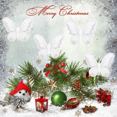 24 PCS 3D Sequins Butterfly Ornaments Tie on Christmas Tree Headband Artificial Flower Wedding Bride Hair Hand Hats