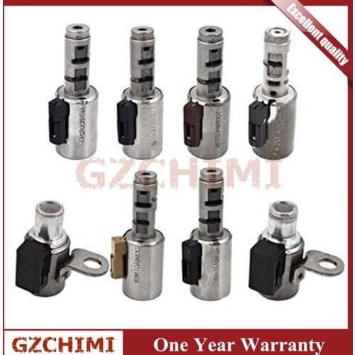 8 pcs 09G TF-60SN / TF60SN 6-Speed Trans Solenoid set Fit for Audi VW SKODA MINI SAAB 2003-On