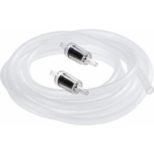 Aquarium Accessories 5m Air Tube+2pcs Nonreturn Check Valves Transparent Soft Tube Pipe For Fish Tank Oxygen Air Pump