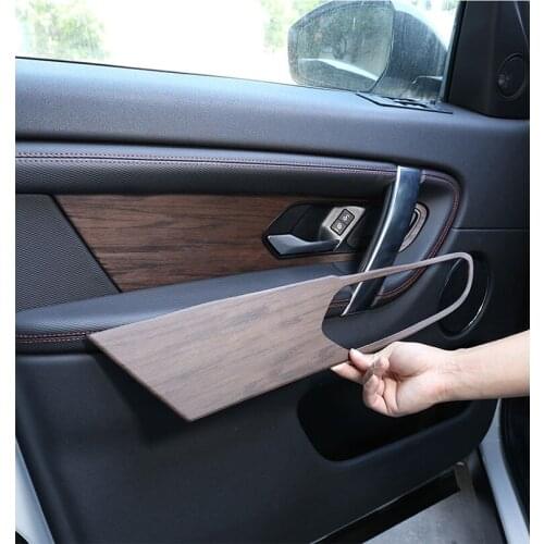 Car Interior Door Handle Panel Trim Decoration Original Wood Grain For Land Rover Discovery Sport 2020